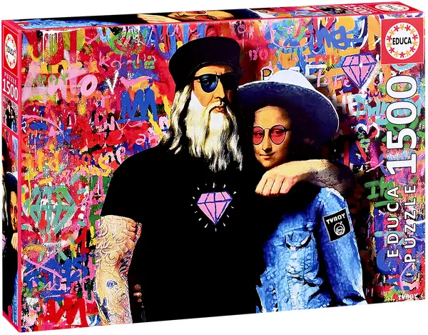 Puzzle Educa din 1500 piese - Leo și Lisa