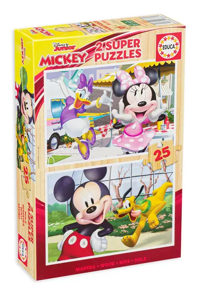 Puzzle Educa din 2 x 25 de piese - Mickey si prietenii