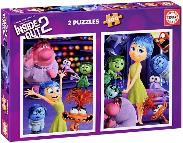 Puzzle Educa din 2 x 500 piese - Din interior spre exterior 2