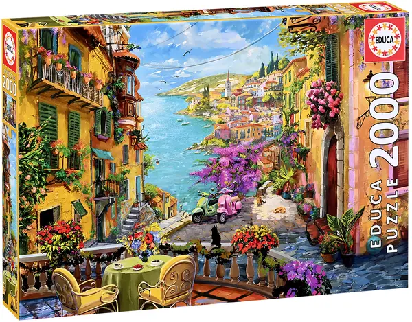 Puzzle Educa din 2000 piese - Cafea spaniolă