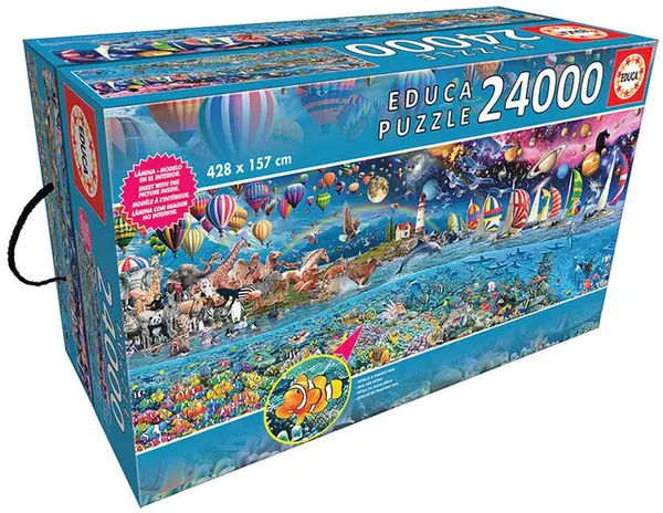 Puzzle Educa din 24 000 de piese - Life, The Great Challenge, Royce B. McClair