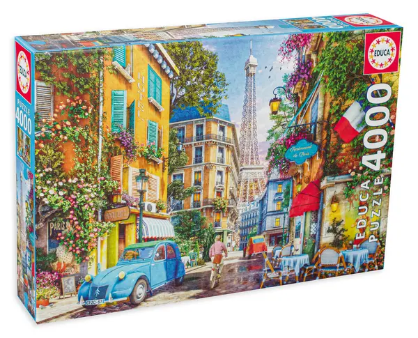 Puzzle Educa din 4000 de piese - Strazile vechi din Paris