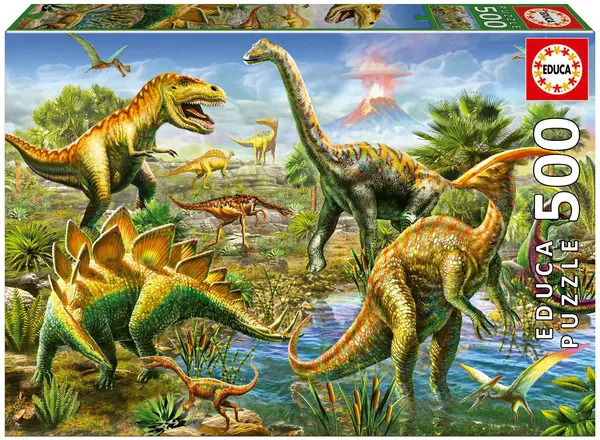 Puzzle Educa din 500 de piese - Jurasic