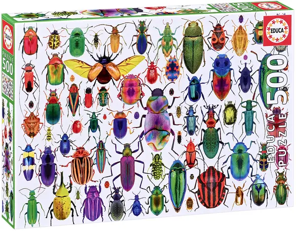 Puzzle Educa din 500 piese - Gândaci