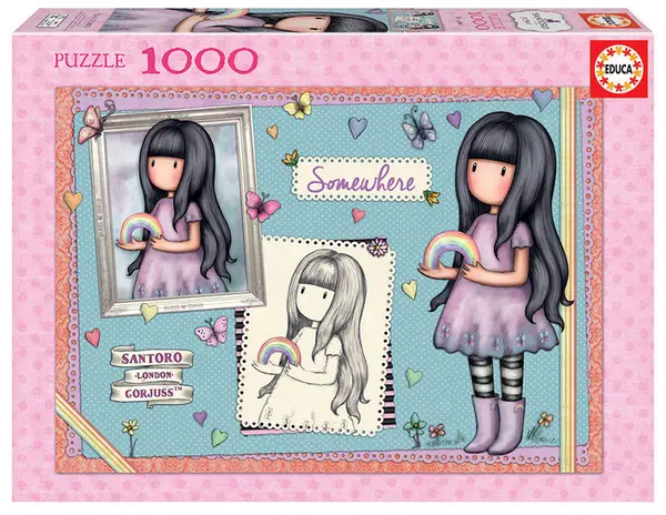 Puzzle Educa Gorjuss de 1000 piese - Gorjuss, Somewhere