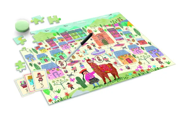 Puzzle educativ - Agerino: Puzzle numaratoare | Clementoni