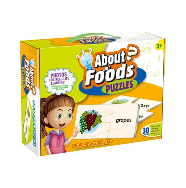 Puzzle educativ - ,, diferentierea alimentelor pentru copii