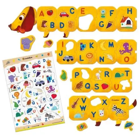 Puzzle educativ - The English Alphabet - Montessori | Ludattica