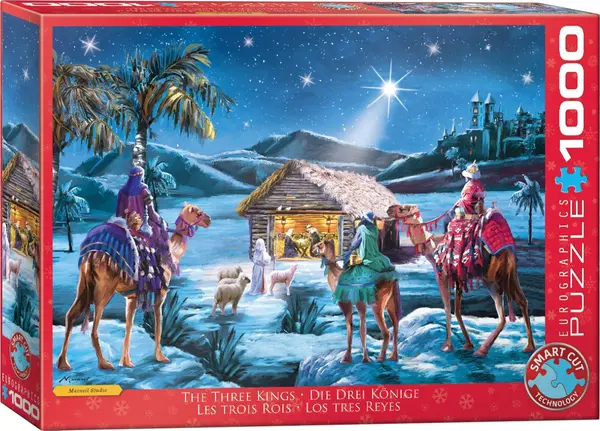 Puzzle Eurographics de 1000 de bucăți - Cei Trei Regi