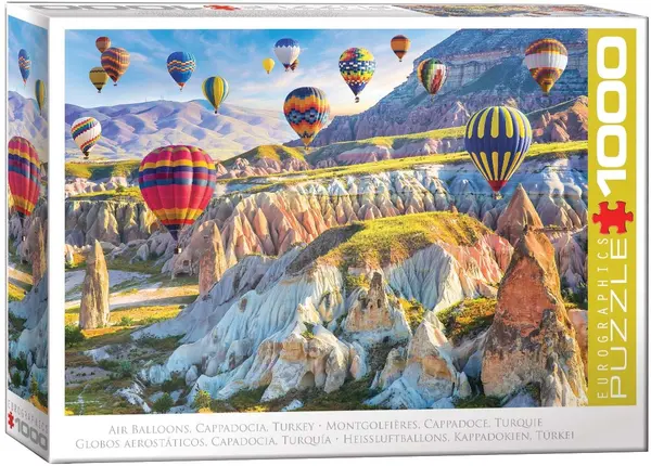 Puzzle Eurographics din 1000 de piese - Baloane deasupra Capadociei