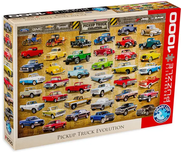 Puzzle Eurographics din 1000 de piese - Dezvoltarea camioanelor