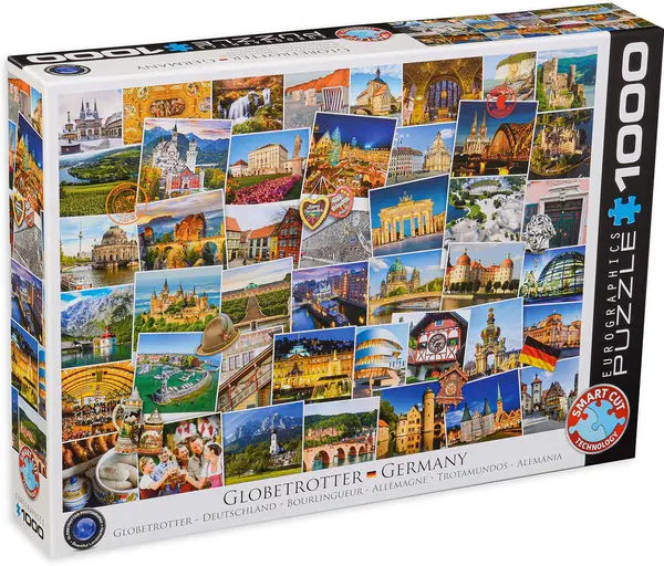 Puzzle Eurographics din 1000 de piese - Germany - Globetrotter