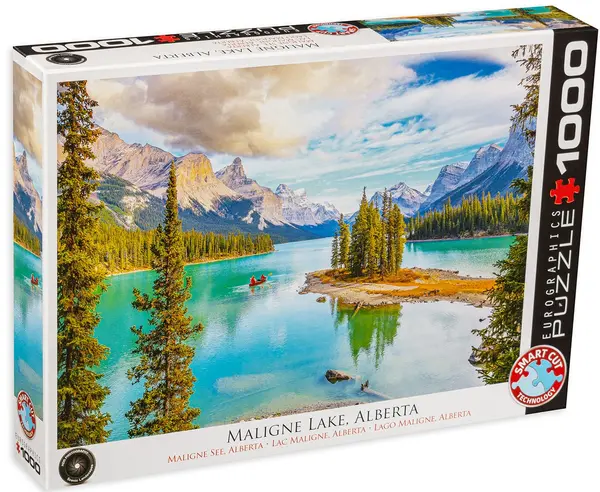 Puzzle Eurographics din 1000 de piese - Malign Lake Alberta