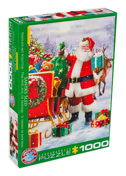 Puzzle Eurographics din 1000 de piese - Mos Craciun