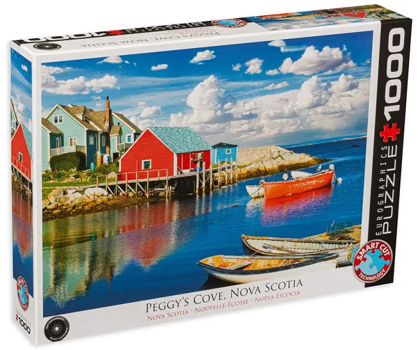 Puzzle Eurographics din 1000 de piese - Peggy’s Cove, Nova Scotia