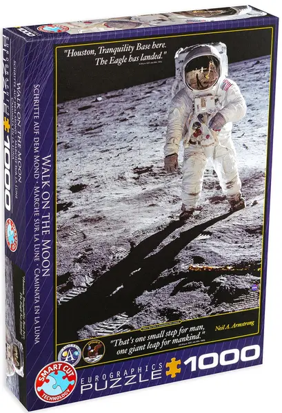 Puzzle Eurographics din 1000 de piese - Plimbare pe luna