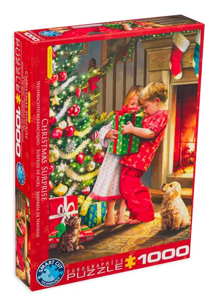 Puzzle Eurographics din 1000 de piese - Surpriza de Craciun