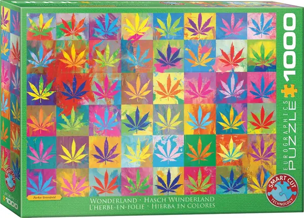 Puzzle Eurographics din 1000 piese - Țara Minunilor