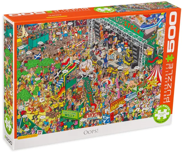 Puzzle Eurographics din 500 XXL de piese - Oops