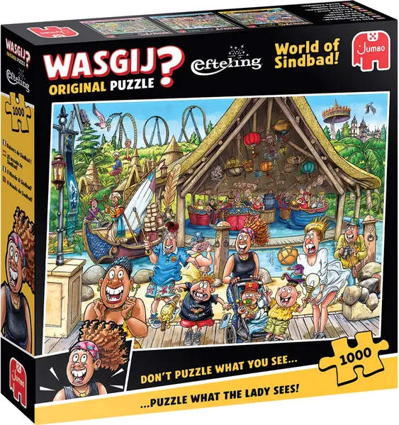 Puzzle-ghicitoare Jumbo din 1000 piese - Lumea lui Sinbad