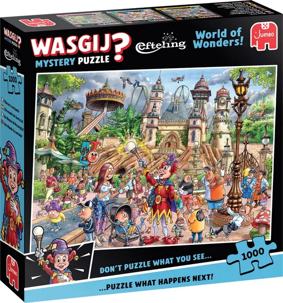 Puzzle-ghicitoare Jumbo din 1000 piese - O lume a minunilor!