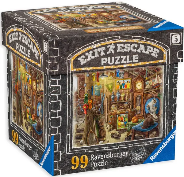 Puzzle-ghicitoare Ravensburger din 99 de piese - Mansardă