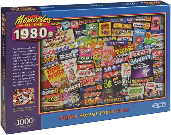 Puzzle Gibsons din 1000 de piese - Amintiri dulci din anii 80, Robert Opie