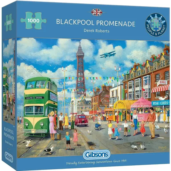Puzzle Gibsons din 1000 de piese - Blackpool Promenade