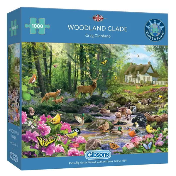 Puzzle Gibsons din 1000 de piese - Forest Meadow