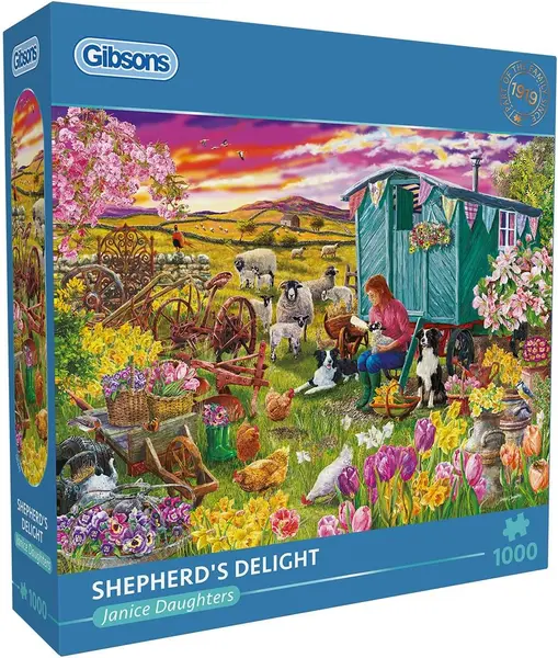 Puzzle Gibsons din 1000 piese - Bucuria păstorului