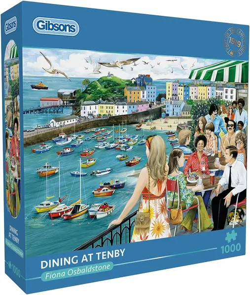 Puzzle Gibsons din 1000 piese - La restaurant din Tenby