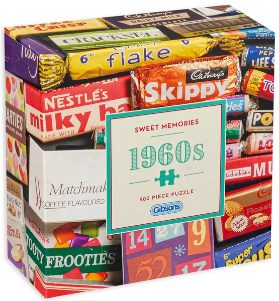 Puzzle Gibsons din 500 de piese - Amintiri frumoase din 1960