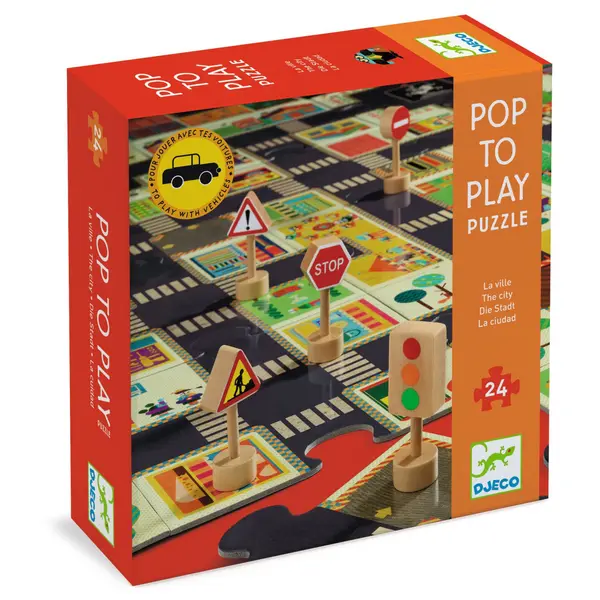 Puzzle gigant Djeco Orasul