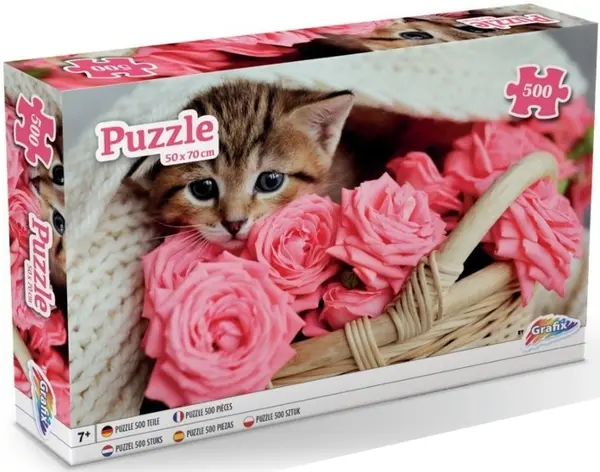 Puzzle Grafix din 500 piese - Pisica