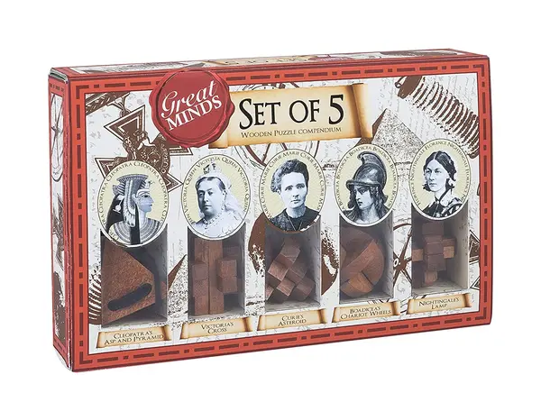 Puzzle - Great Minds - Women’s, Set of 5 Puzzles | Professor Puzzle