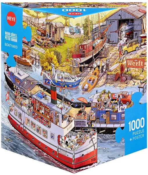 Puzzle Heye 1000 de bucăți - Șantier naval