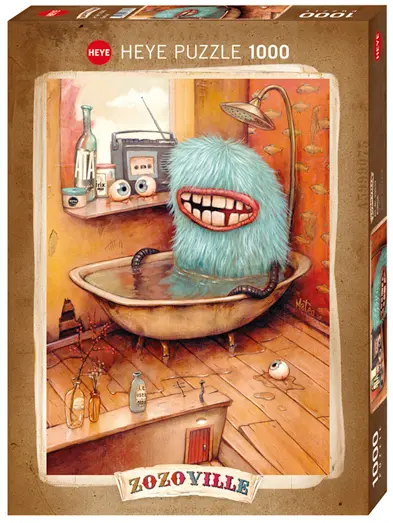 Puzzle Heye din 1000 de piese - Si monstrii fac baie, Zozoville