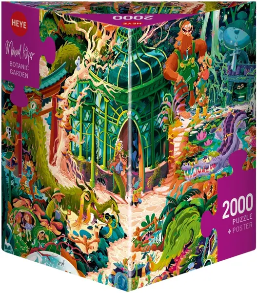 Puzzle Heye din 2000 piese - Grădină botanică