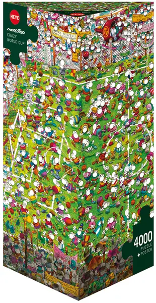 Puzzle Heye din 4000 de piese - Crazy World Cup, Mordillo