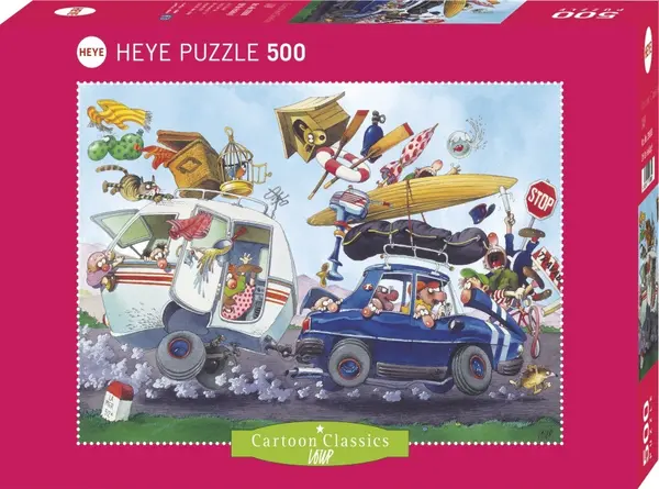 Puzzle Heye din 500 de piese - Călătoria nebună