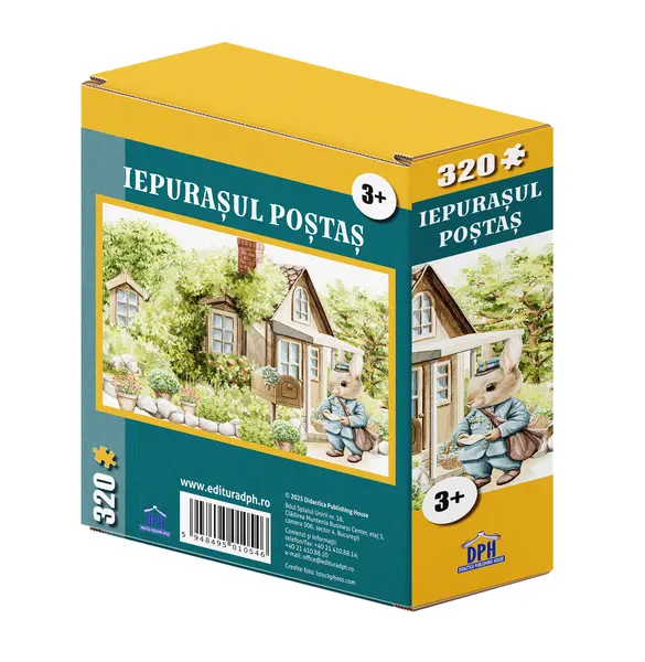 Puzzle - Iepurasul Postas, 320 piese | Didactica Publishing House