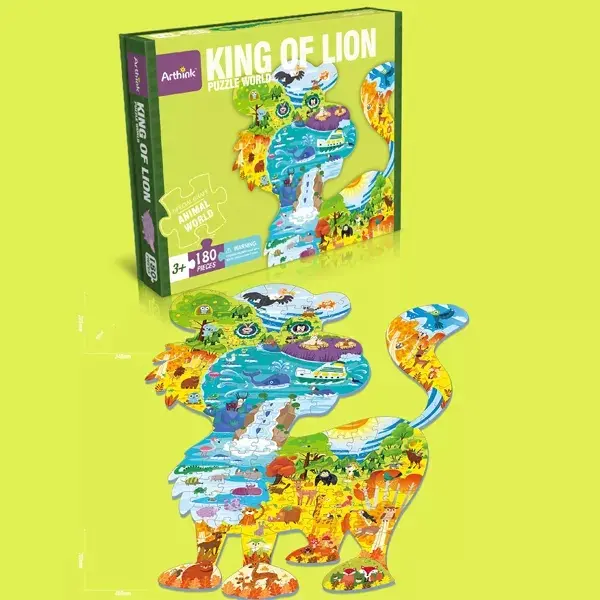 Puzzle in Forma de Leu | Arthink