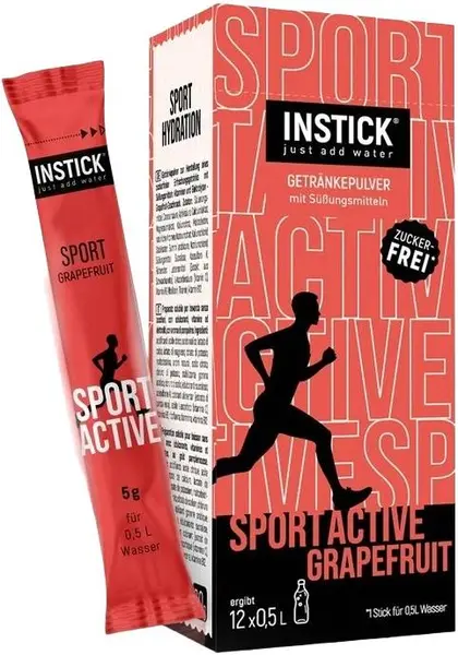Puzzle Instick din 12 piese - Băutură sport instant, grapefruit, 12 x 2 g