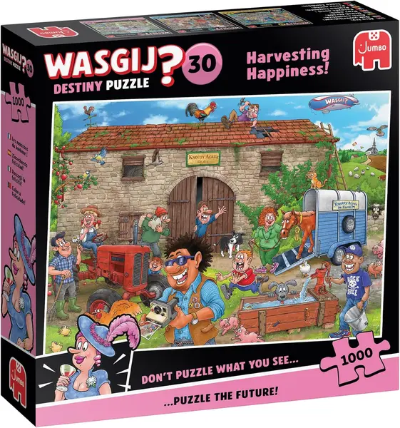 Puzzle-joc Jumbo de 1000 piese - Să culegi fericire