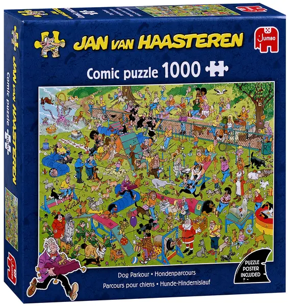 Puzzle Jumbo din 1000 piese - Loc de joacă pentru câini