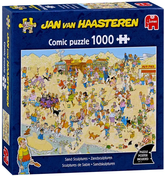 Puzzle Jumbo din 1000 piese - Sculpturi în nisip