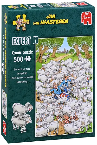 Puzzle Jumbo din 500 piese - Pasaj dificil