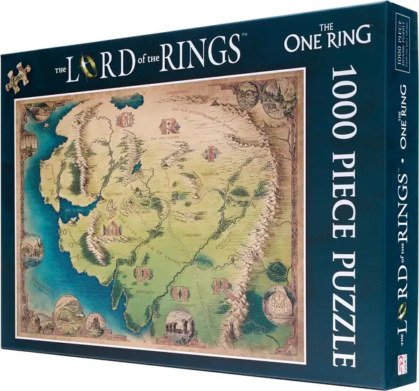 Puzzle Kosmos din 1000 de piese - Harta Eriador