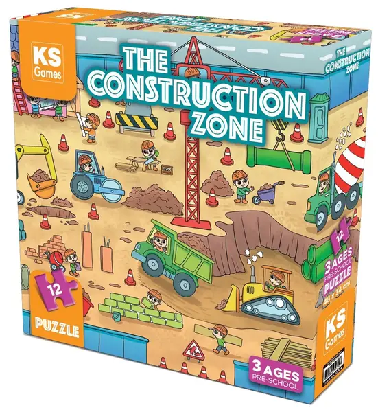 Puzzle KS Games de 12 piese - Construcții