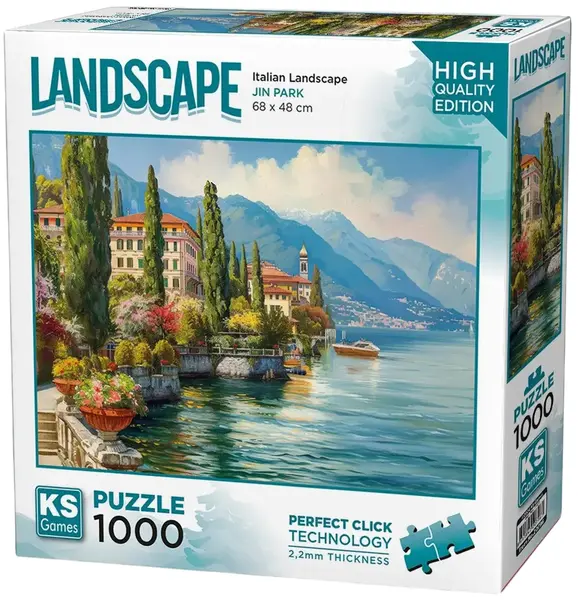 Puzzle KS Games din 1000 piese - Peisaj italian